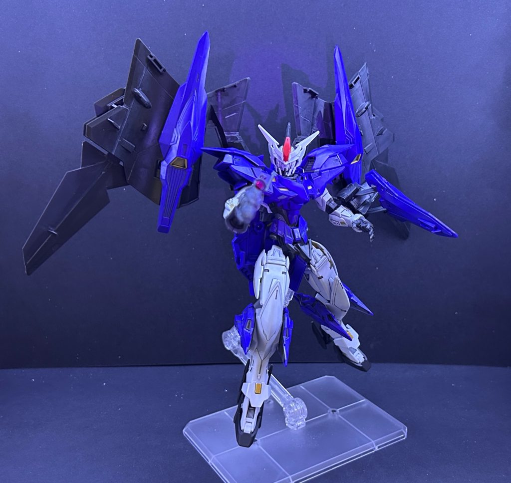 ライフルのスコープは3Dメタリックシールを貼りました。