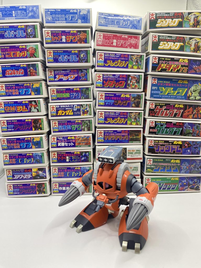 作品名：1/288 ガンプラコレクション<p>1/144ならぬ1/88のガンプラコレクションです。小さいのに出来が良い！再販してもらいたいですね。なおプチッガイとのミキシングにも相性バッチリです！</p>
