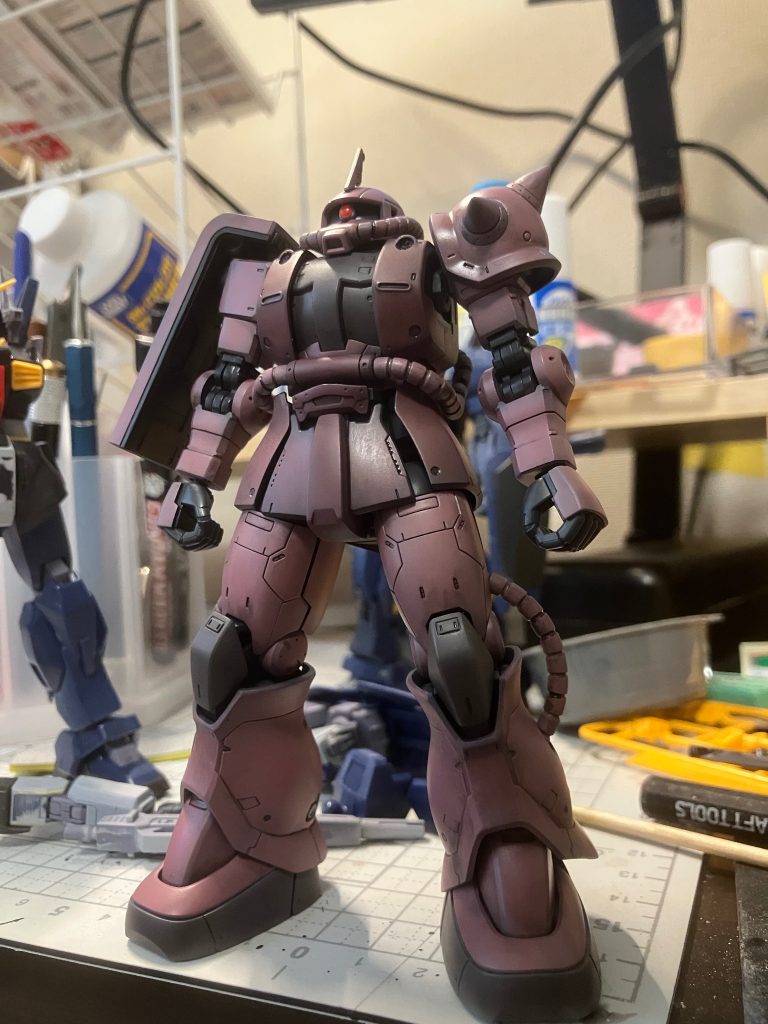 基本塗装完了後にタミヤ墨入れブラックでウォッシングしました。デカール貼ってクリア吹いた後にウォッシングしたほうがデカールのなじみが良かったと思います。今回の反省点です。最後までご覧いただきありがとうございました。&nbsp;
