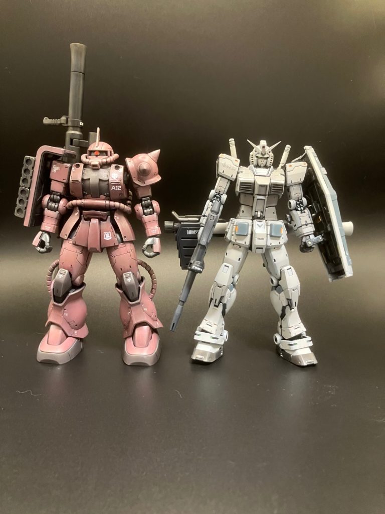 RG2.0のガンダムと記念撮影。