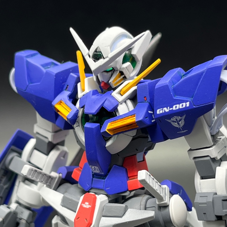 HGガンダムエクシア。改造全塗装。｜ヤマダナさんのガンプラ作品