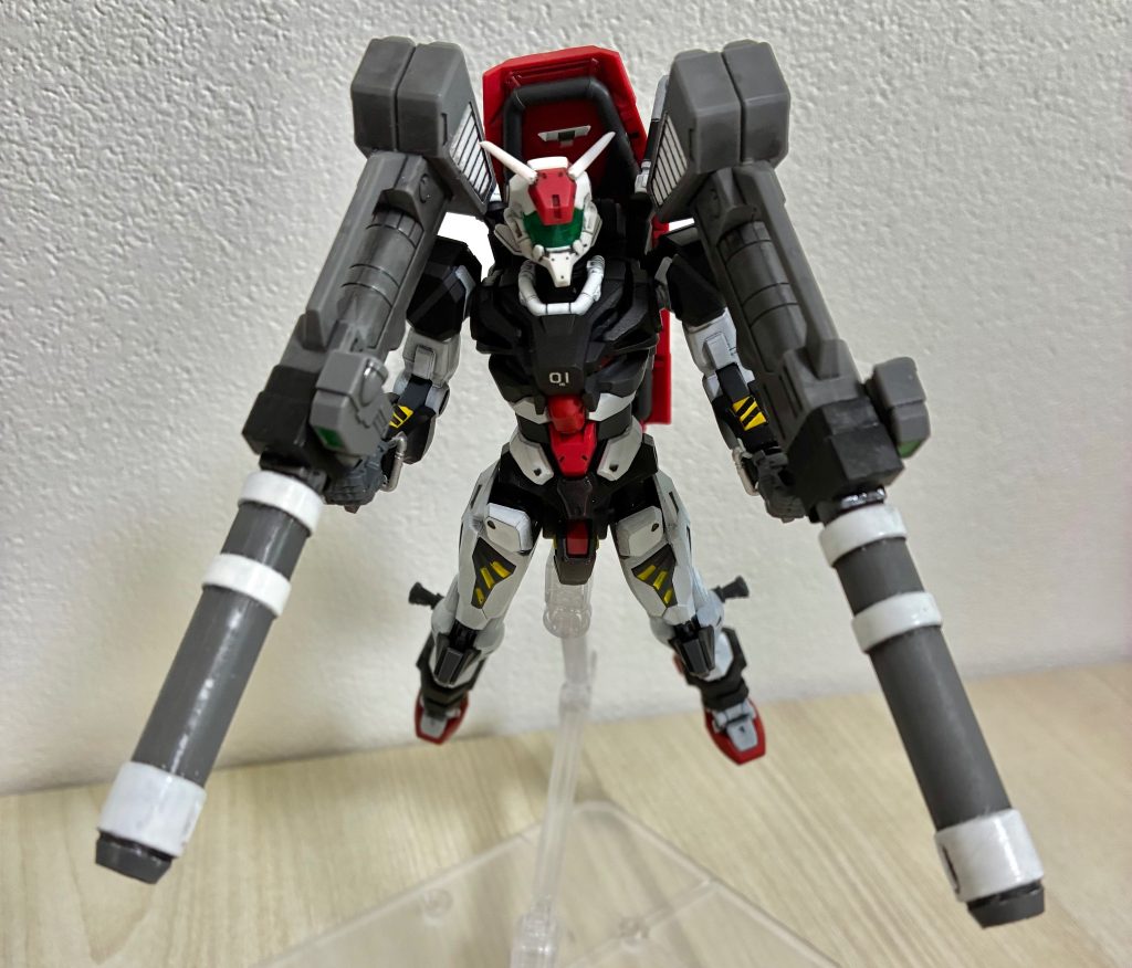 最初にシャアのガンダムにやられなければ最終決戦時にダブルバズーカのアムロのガンダムみたいな感じで出撃していたのではという妄想です。
