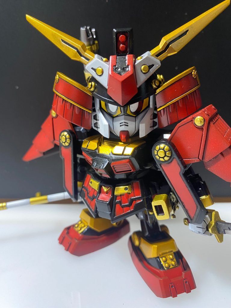 製作期間は一月ほど。らしくなく早くできました。もう少しスネにボリューム欲しかったかも。