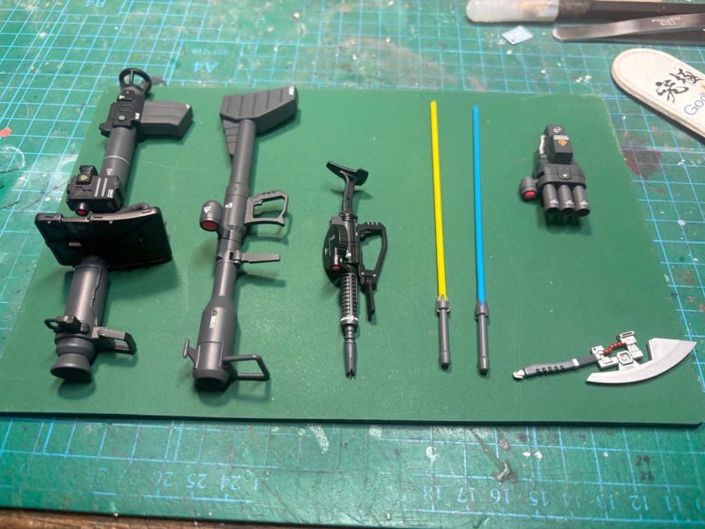 武装類はキット以外の物に変更