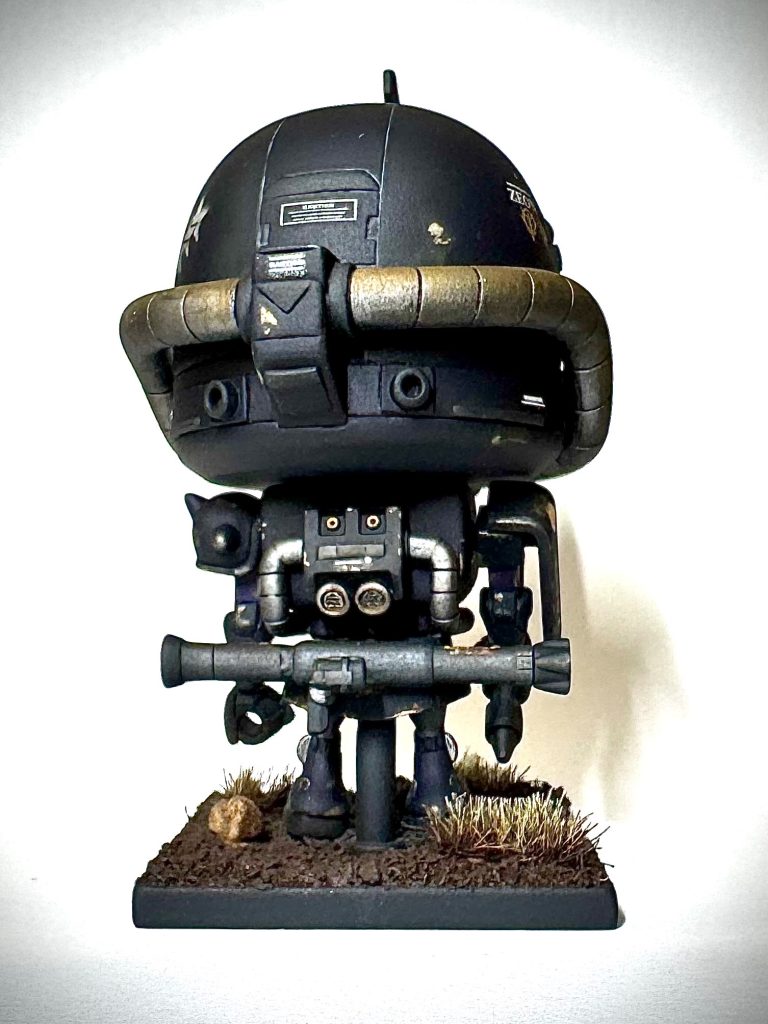 私は真鍮の棒を使用して、バズーカをスカートに取り付けました。I used a brass rod to attach the bazooka to the skirt&nbsp;