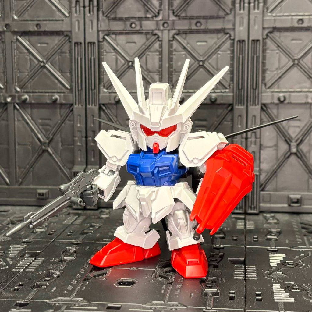 素組み。昔のコレクションシリーズやBB戦士を思い出します
