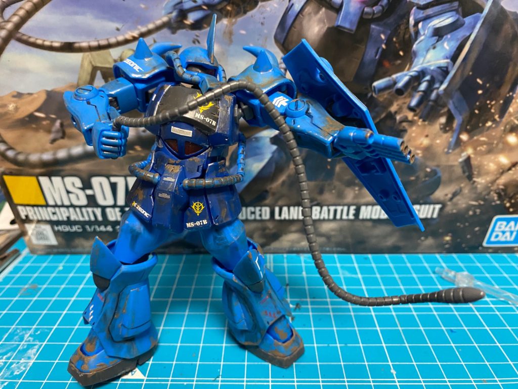 2週に渡ってグフを投稿させて頂きました(zaku-kao5)完成して一言っ‼️『ザクとは違うのだよ！ザクとは！』&nbsp;