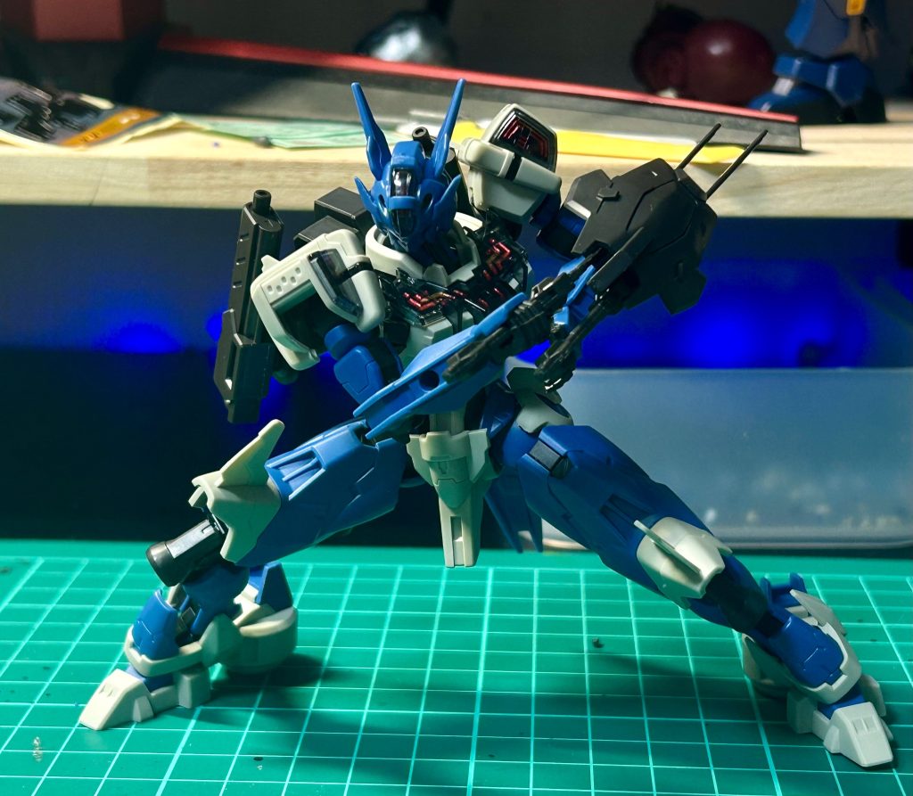 再販品でまさか買えるとは思わず見つけたときにはポチってましたね(￣▽￣ )水星の魔女ヴァナティースハートに登場する機体ですね！