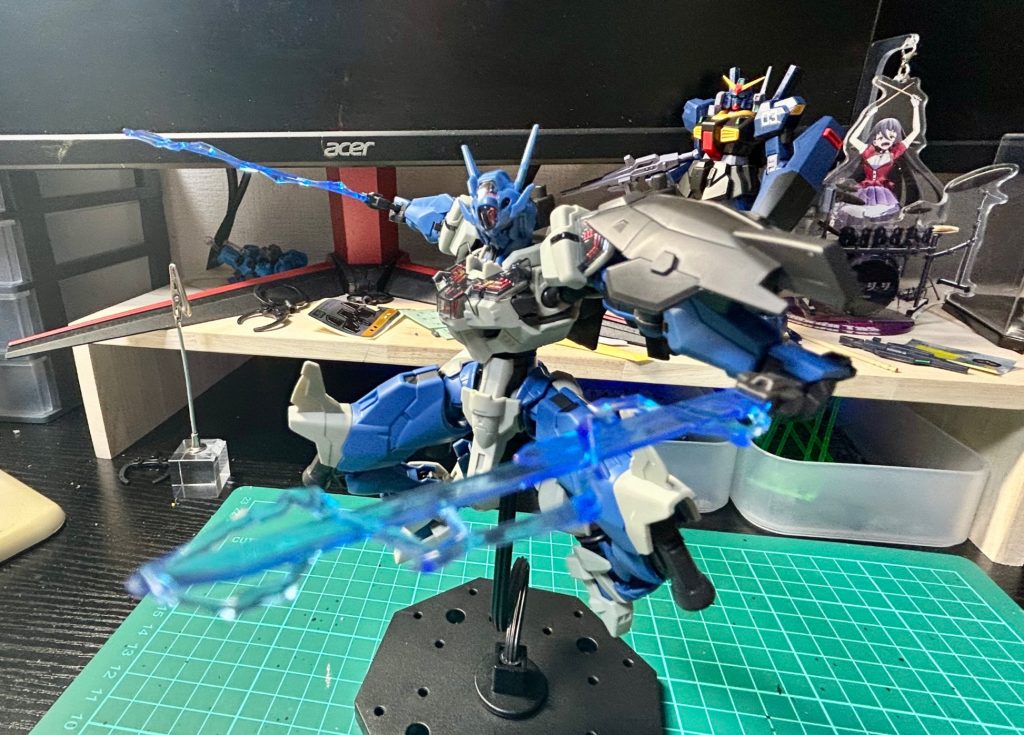 水星のキットと言うことで制作はめちゃくちゃ楽に組めましたね！可動域もしっかりしており、相変わらず凄いなと関心しながら制作しておりました(*'▽'*)