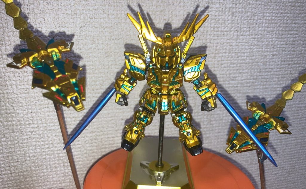 ビームトンファーも出来ます。時間と金(中古のユニコーン高杉…)をかけた甲斐がある物が作れた気がします。見てくれた方ありがとうございます。