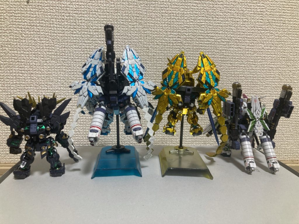 並べて比べるとペルフェクティビリティ ディバインのゴツさが凄いっすね、アームドアーマーDEの存在感