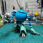 ミサイルポット固定強化とモノアイ自作。可動式に改造。肩と腕のミキシング、サイドア[…]