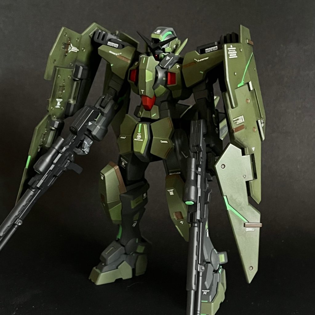 HGガンダム デュナメス　なんとなくグリーン💦–2枚目/制作者：HAU