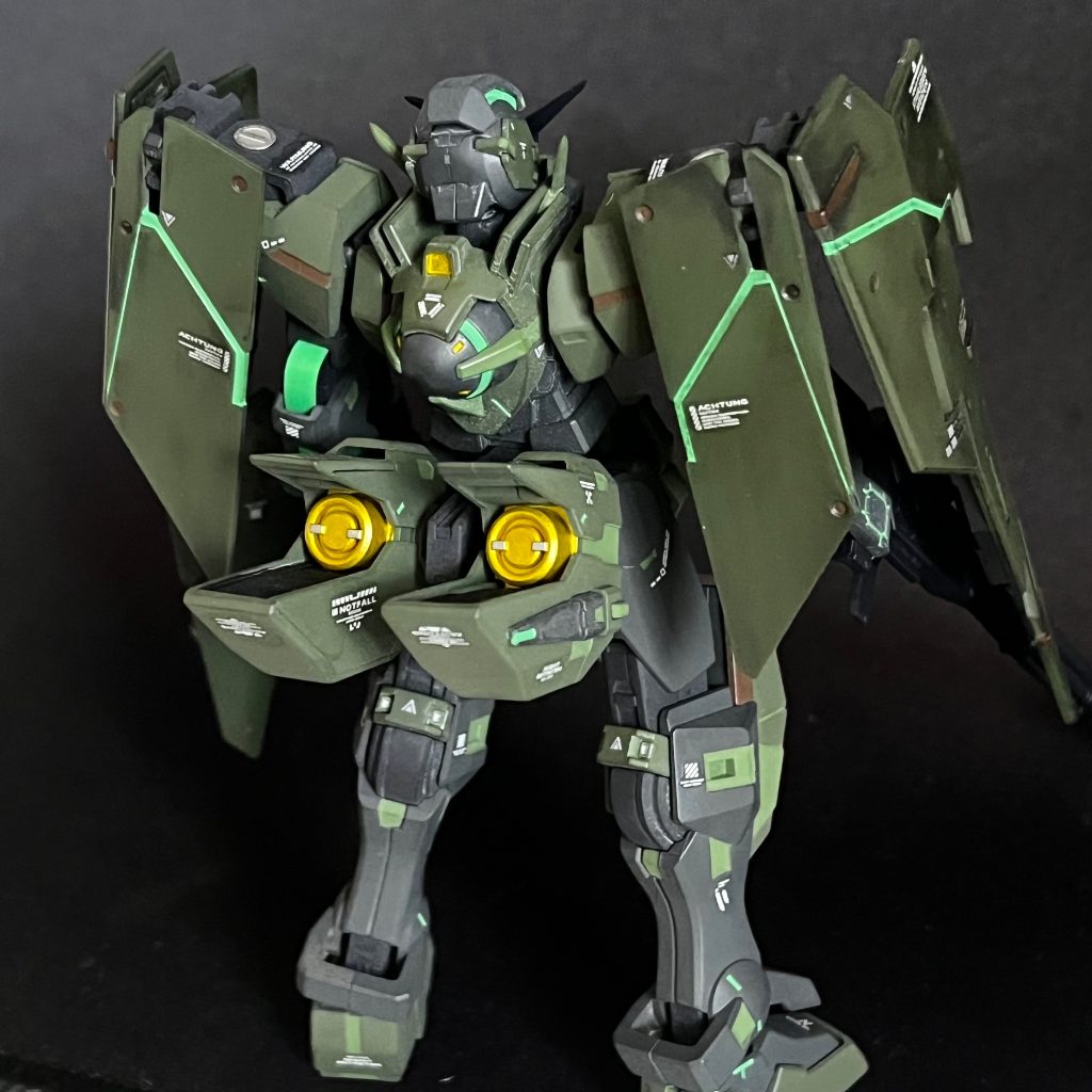 HGガンダム デュナメス　なんとなくグリーン💦–4枚目/制作者：HAU