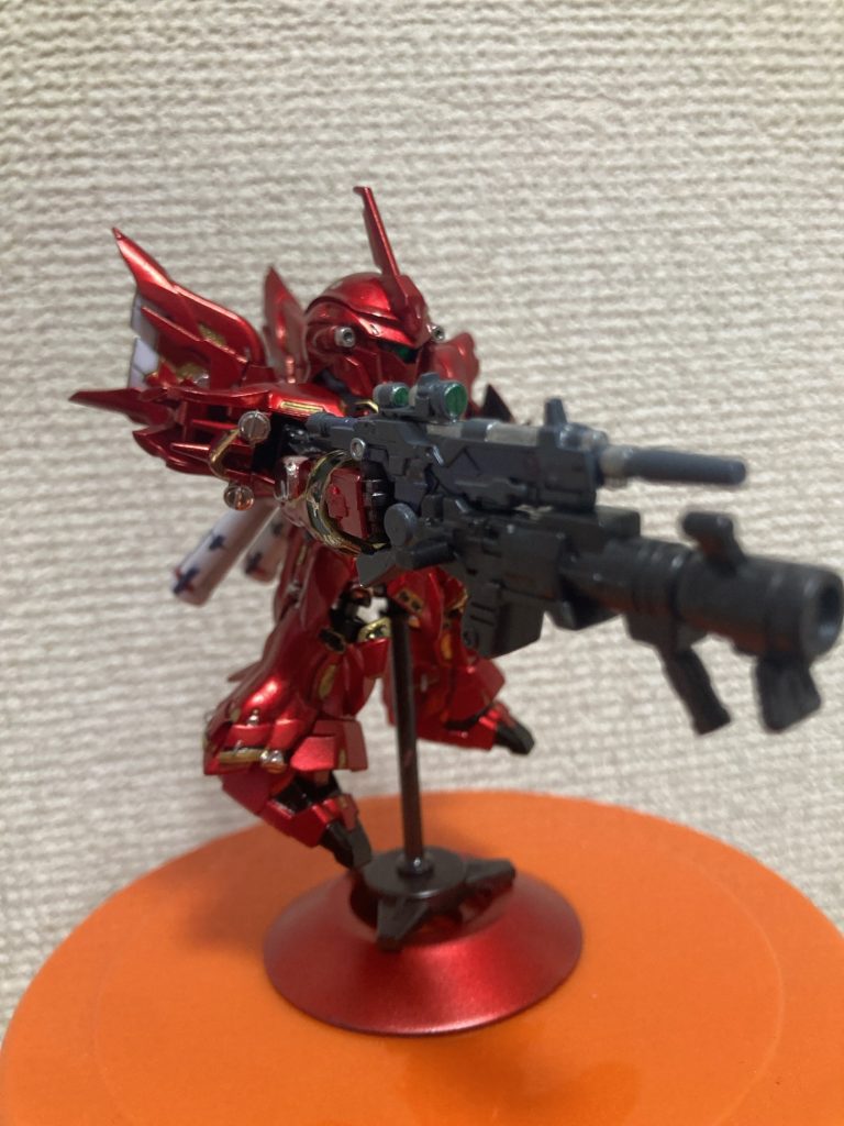 武装もりもりのExパーツだから色んなポーズ取らせる事が出来るのやっぱり凄い