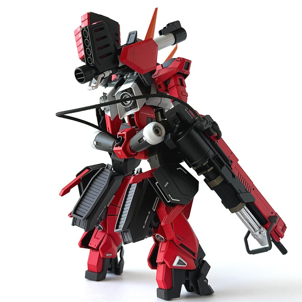 【追加装備】小型プロペラントタンク脚部スラスターミサイルポットバズーカ複合型特殊武装シェキナー改二連装シールドビームガン