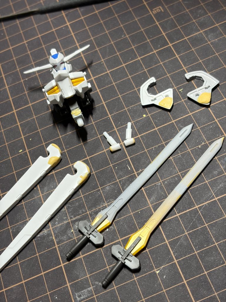 胴体部も延長。その他肉抜きの穴埋めやバエルソードも延長しています😆