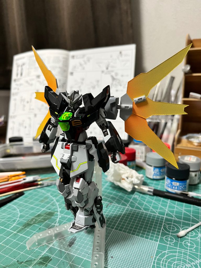 塗装途中。