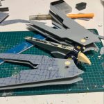 MG ストライクフリーダムに付けるプラウドディフェンダーを製作中初めてのスクラッ[…]