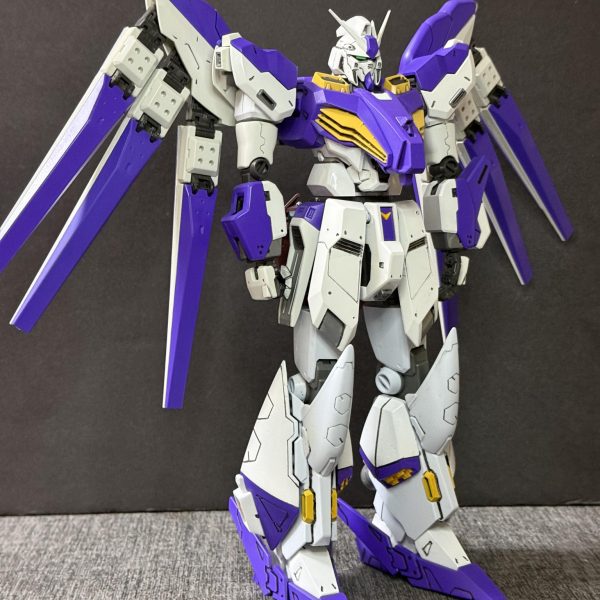 アムロの帰還⑥シャアが見たら泡吹いて倒れるν系ガンダムを開発しています！笑機体名はシン•νガンダムです！シン•νガンダムも9割方完成しています！ただ、もうちょい手を入れたい箇所があります！完成まであと少し！応援よろしくお願いします！！（3枚目）