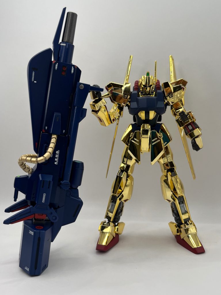 最後まで見ていただきありがとうございました😊よく外れる武装だと話題のメガバズーカランチャー ですが、ネオジオン軍のガザ部隊を壊滅させるシーンに痺れまくった方もいるのではないでしょうか？少なくとも僕はとても好きな武装です！マイペースにZガンダム作品をアップしていますので、また見ていただけると幸いです。