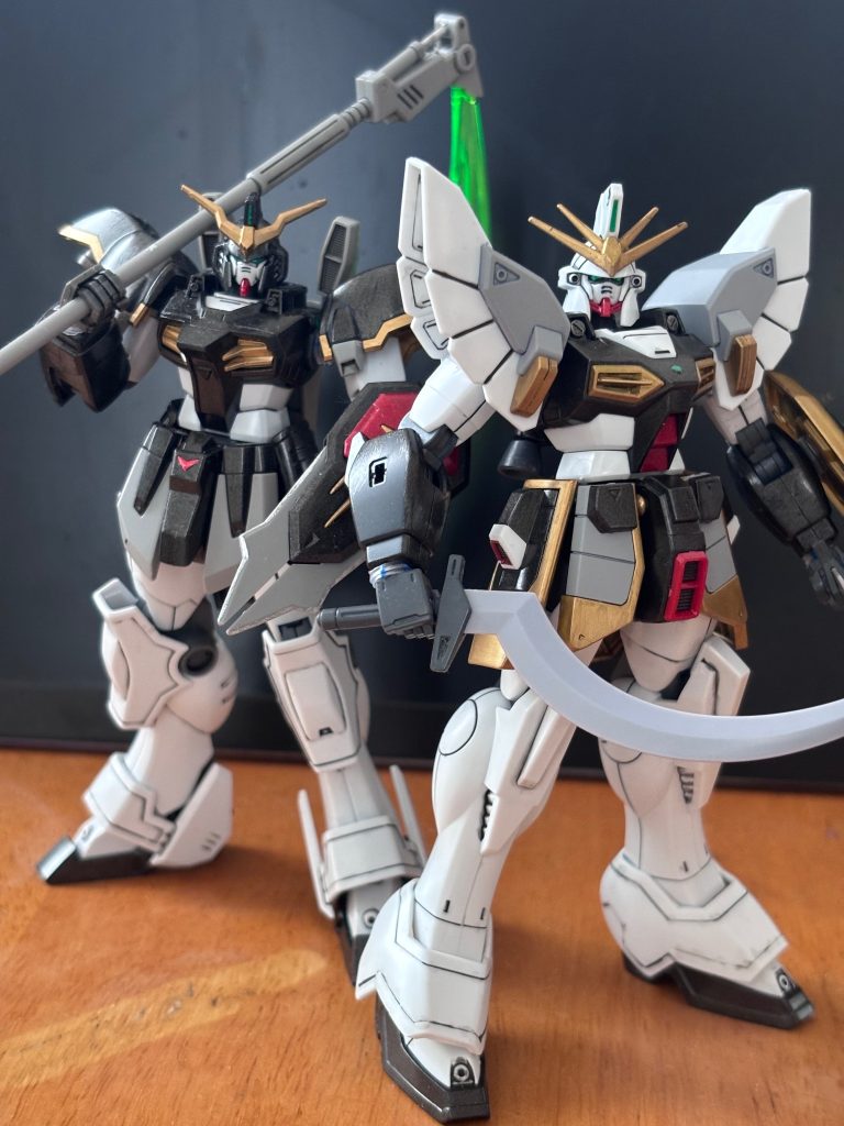 前作、デスサイズ　と共に。ガンダムＷ感が一気に増しますね