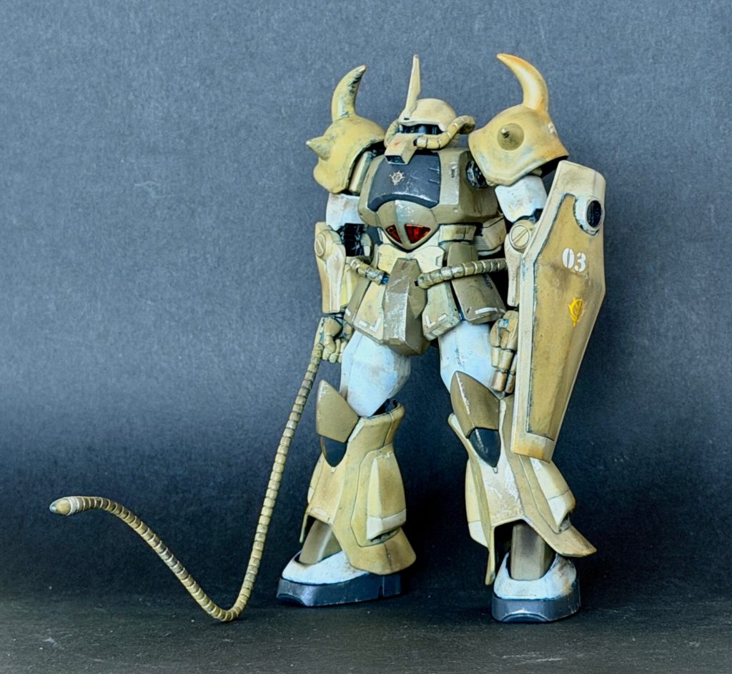グフ/ ダカール北部戦線第3部隊所属機–3枚目/制作者：少佐