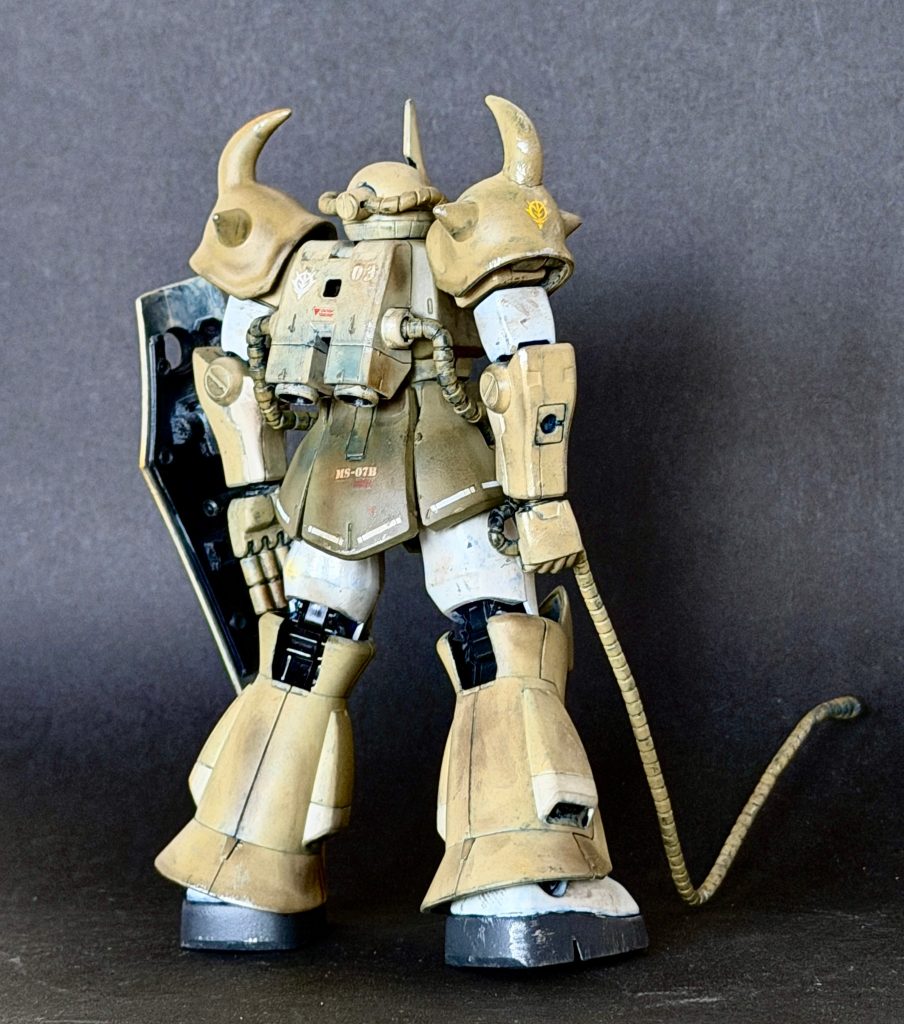 グフ/ ダカール北部戦線第3部隊所属機–4枚目/制作者：少佐