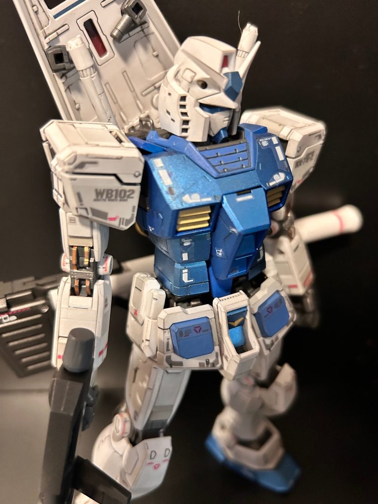 前回のザクの対戦相手的なのはやっぱりガンダムでしょ？って事でやりました。