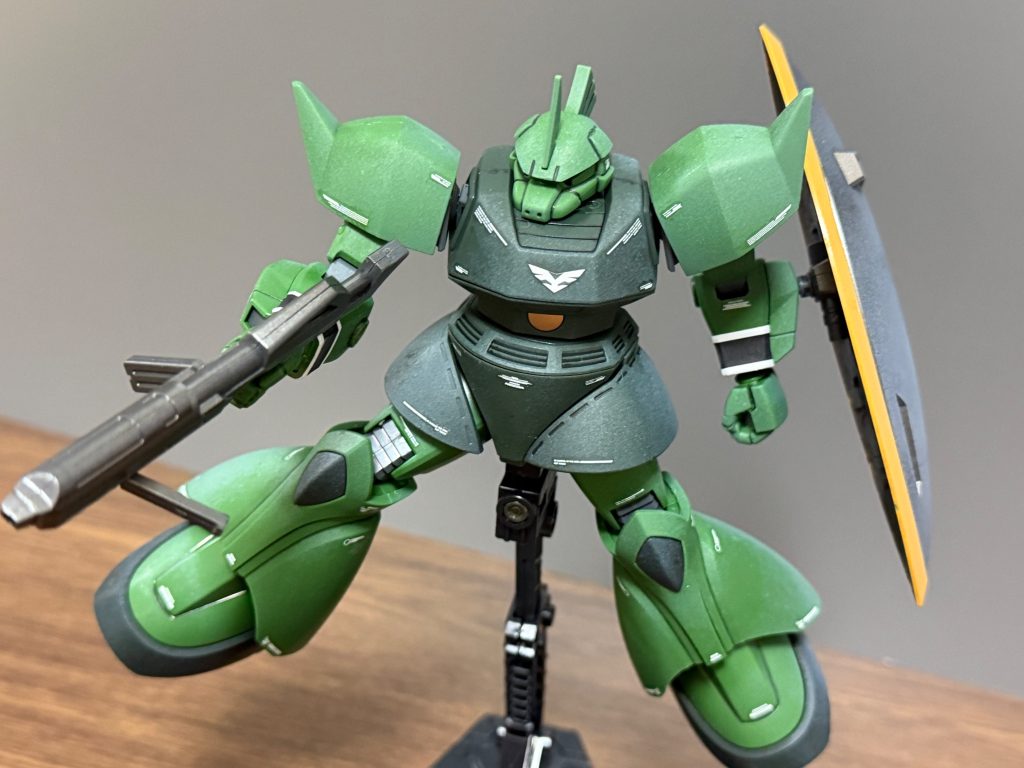 プレバンでアッサリ買えたんで注文ゲルググ作るのめちゃくちゃ久しぶりでしたMGの2.0とか縁がなかった…