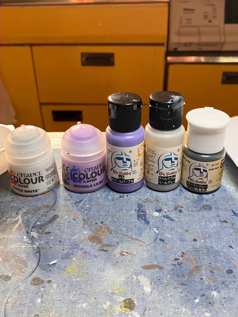 使用した塗料シタデルとvicカラー