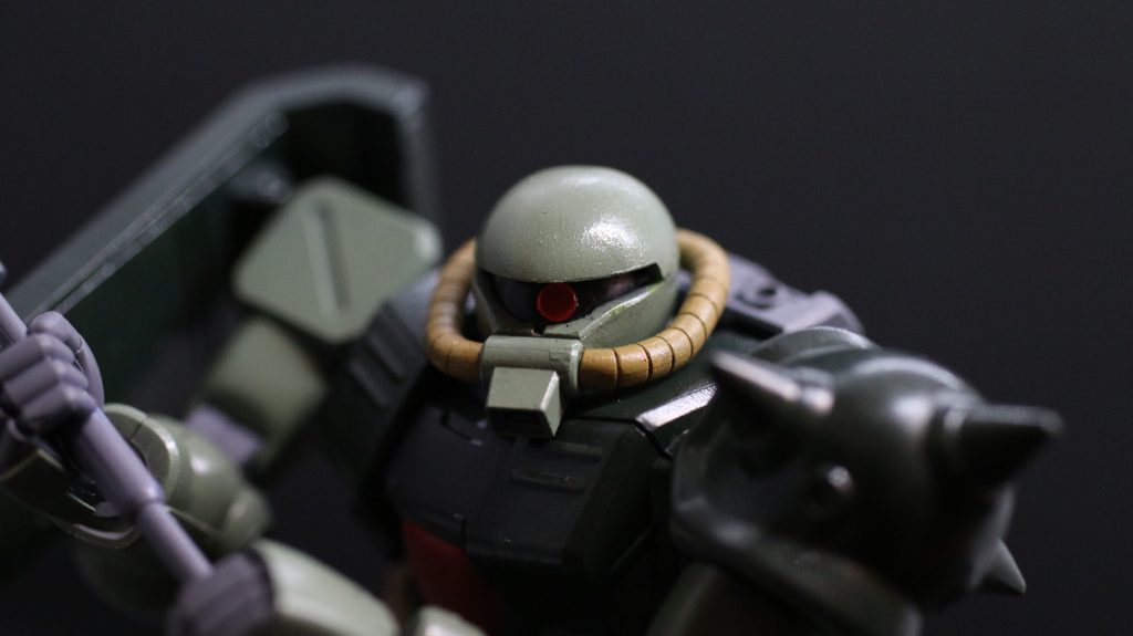 HGUC 1/144 MS-06Fz ザクII改 【一部、筆塗りのやり方に慣れてきました】