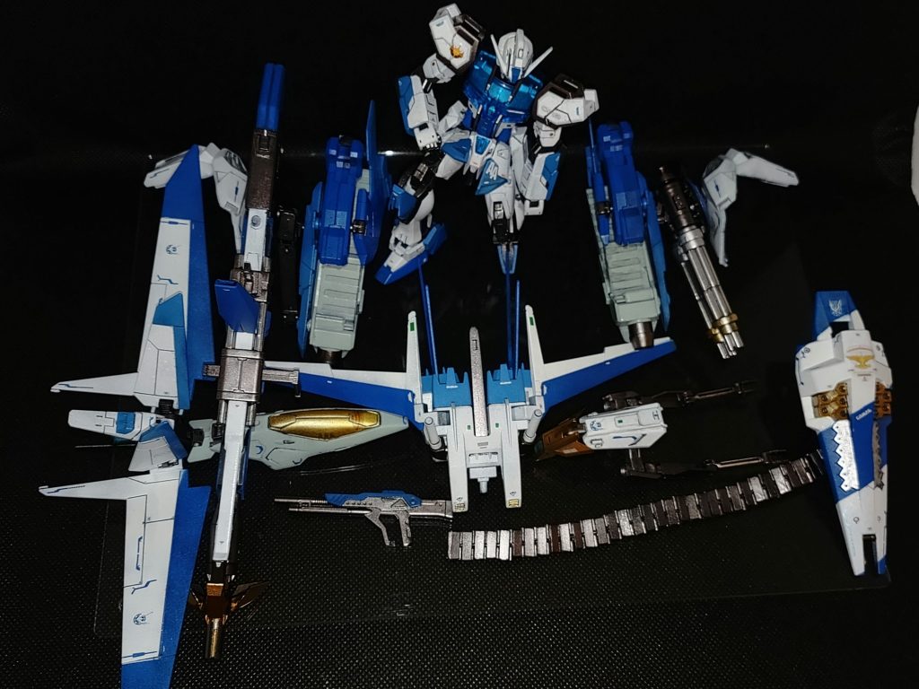 機体コンセプトは敵陣前衛を突破して主戦場にエールストライクガンダムSPECⅡを到達させる為の追加武装。目的達成後はパージして標的にぶつけましょう！