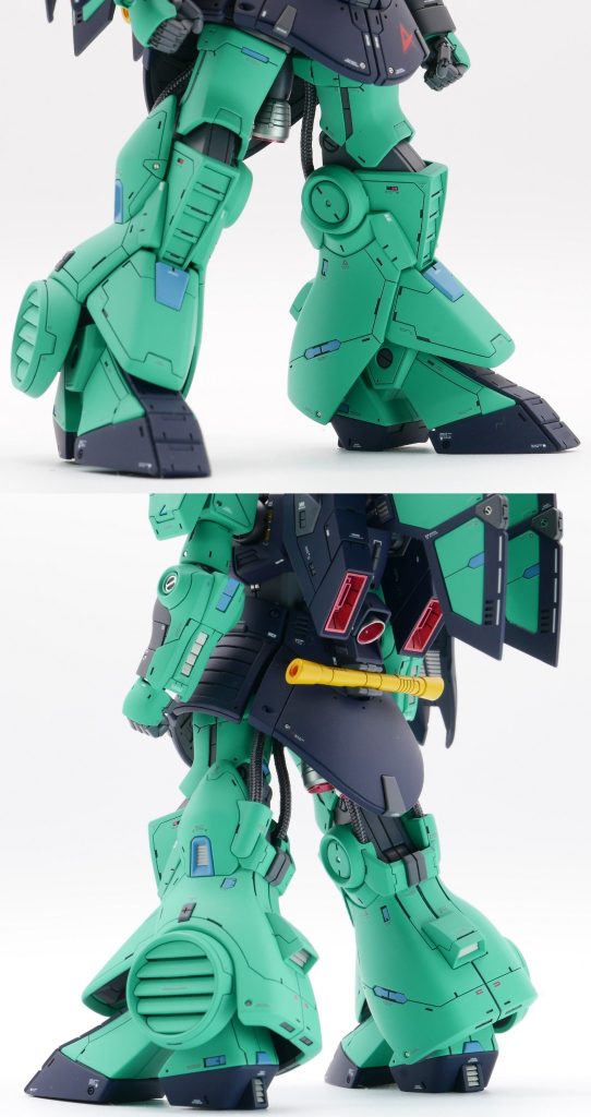 BMCタガネにて凹モールドも各部に彫りましたが……1/144には少しサイズが大きくてスケール感を損なってしまったのが反省点。