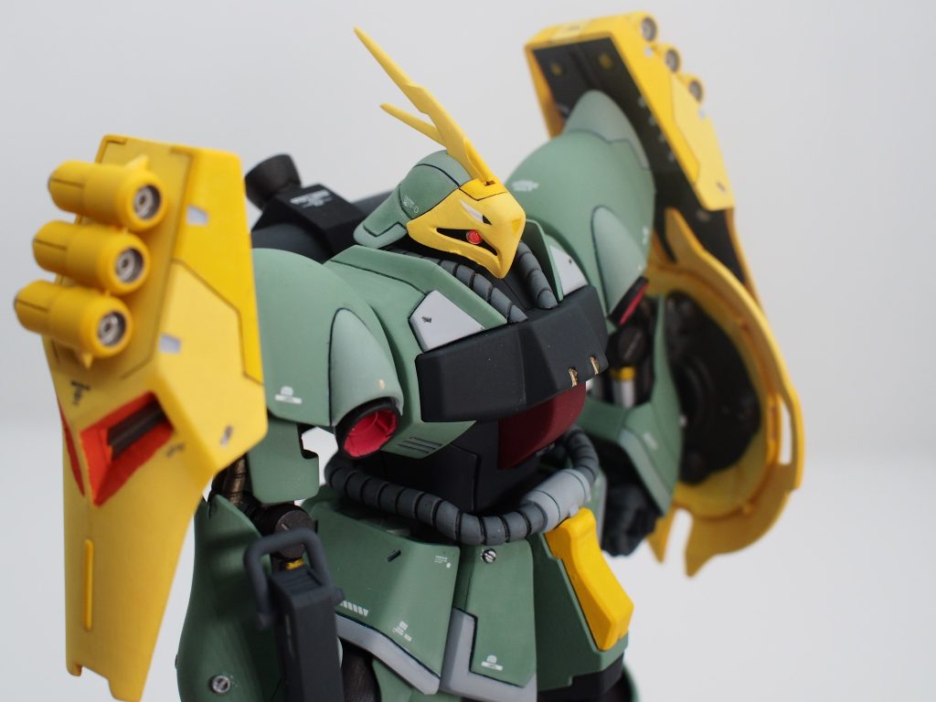 HG MSN-03 JAGD DOGA ギュネイ・ガス専用機　筆塗り全塗装–2枚目/制作者：KZ_