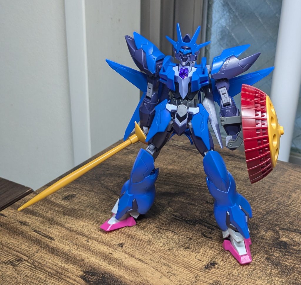 作品名：こーいう感じはどうだろう？<p>ミキシングってことなので、各パーツに手を入れるよりは、余ってる他のパーツに入れ替えてどーにかするをまずは考えてみたり。 売り場に余っていがちな（私見）ギャンのオプションパーツセットから武器をとってきて、足先はルブリスのも [&hellip;]</p>
