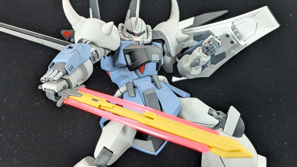 HGグフイグナイテッド イザーク機を筆塗りしました–9枚目/制作者：くらくらプラモ