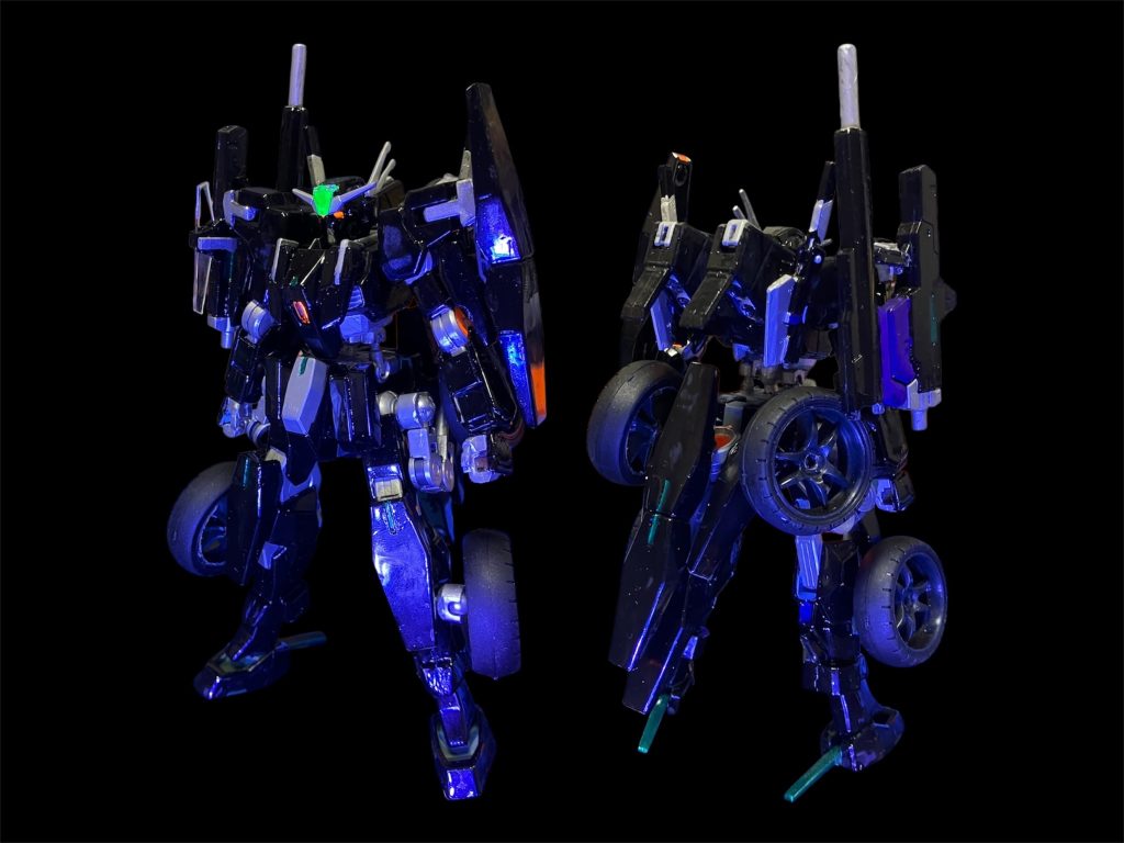 ケルディムガンダム・バウンサー。購入したケルディムガンダムGNHWには、その前のバージョンのパーツも余剰で付属していたのが救い。