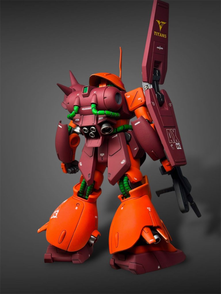 バックショット。アレキサンドリア所属機3号機として作りました。