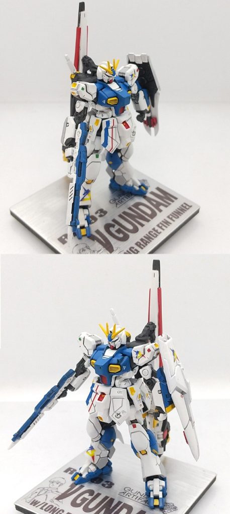 改修塗装完成品 RX-93ff νガンダム ロングレンジフィンファンネル装備ガンダムアーティファクト–5枚目/制作者：ランゼル