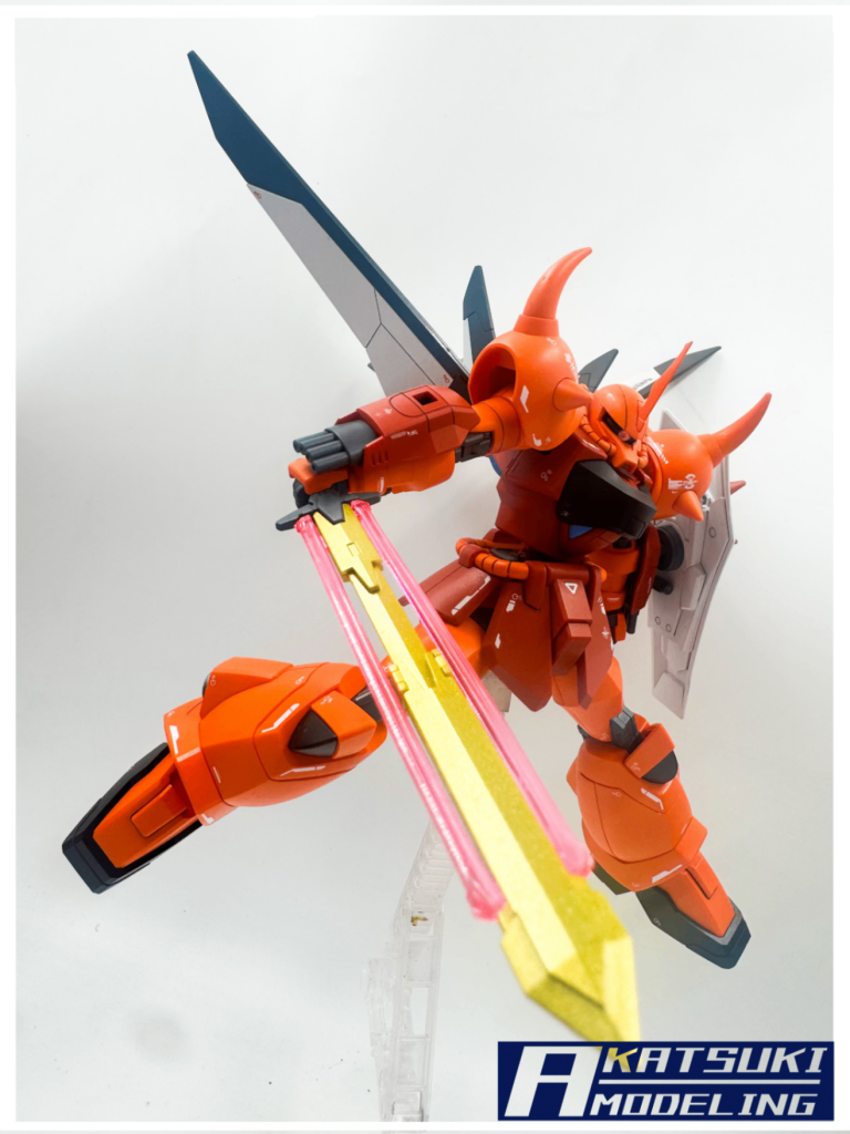 HG 1/144 ZGMF-X2000 グフイグナイテッド(ハイネ・ヴェステンフルス専用機)–2枚目/制作者：アカツキモデリング