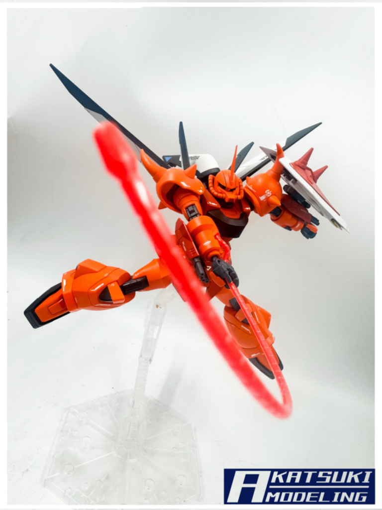 HG 1/144 ZGMF-X2000 グフイグナイテッド(ハイネ・ヴェステンフルス専用機)–5枚目/制作者：アカツキモデリング