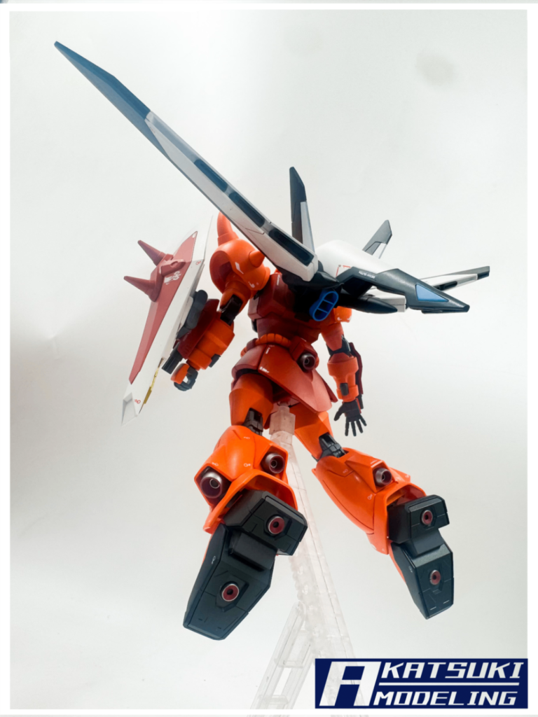 HG 1/144 ZGMF-X2000 グフイグナイテッド(ハイネ・ヴェステンフルス専用機)–3枚目/制作者：アカツキモデリング