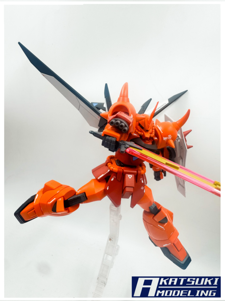 HG 1/144 ZGMF-X2000 グフイグナイテッド(ハイネ・ヴェステンフルス専用機)–5枚目/制作者：アカツキモデリング