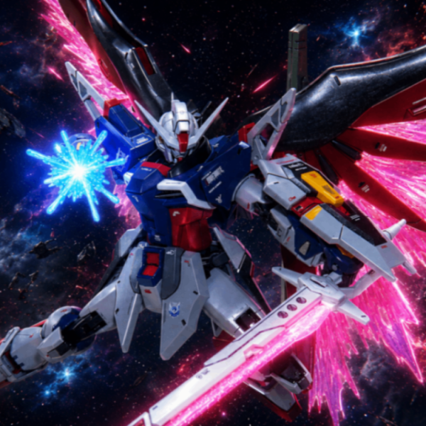 HGCE デスティニーガンダムSpecⅡ+ゼウスシルエット筆塗り全塗装（前編）