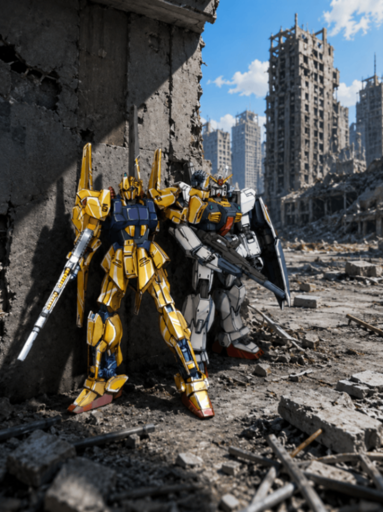 ガンダムマークIIアニメ塗り–8枚目/制作者：Ryopun