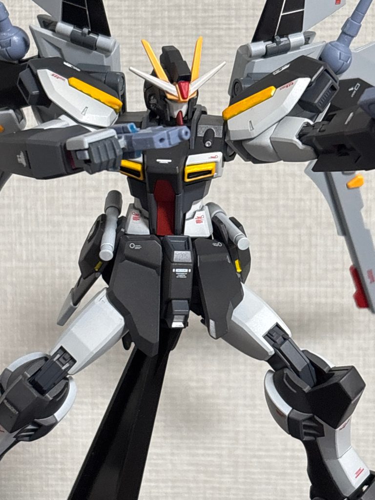 ベースはHGウィンダム種運命〜自由での活躍（）がとても印象的HG隠者とストライクノワールをミキシングして自分風に改造しています
