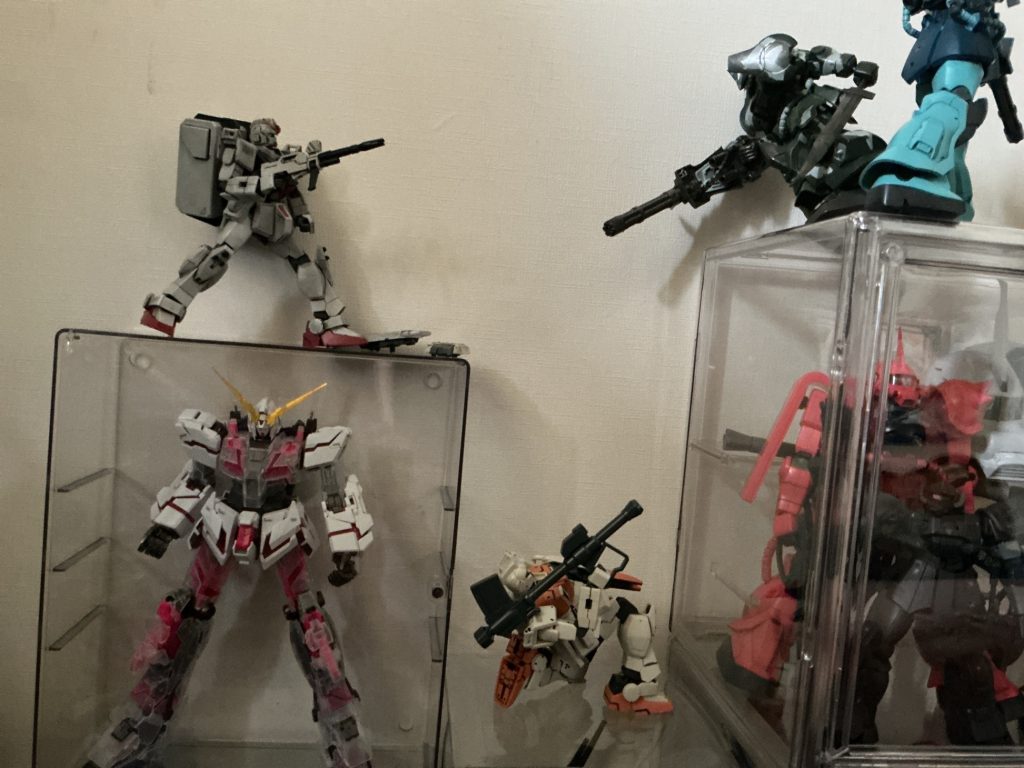 グフフライトと陸ガン、陸ジムです！（陸ジムは作り直そうというのだ！）