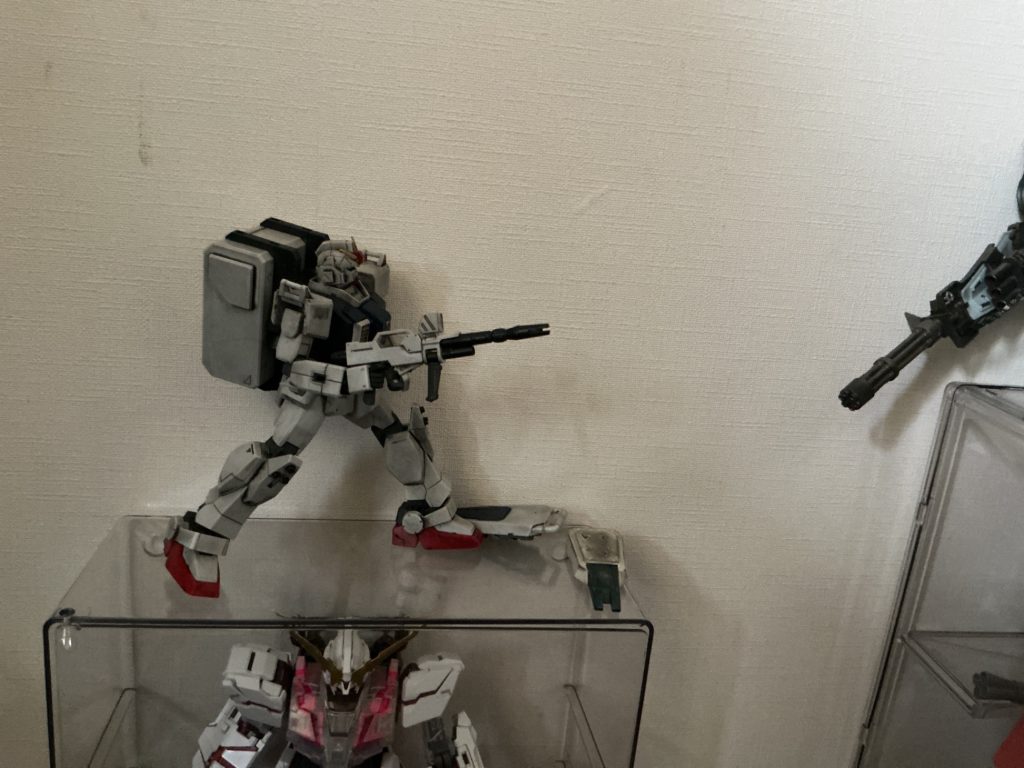 ジム頭も一応作れはする（ウェザリングしてないので差が激しい）