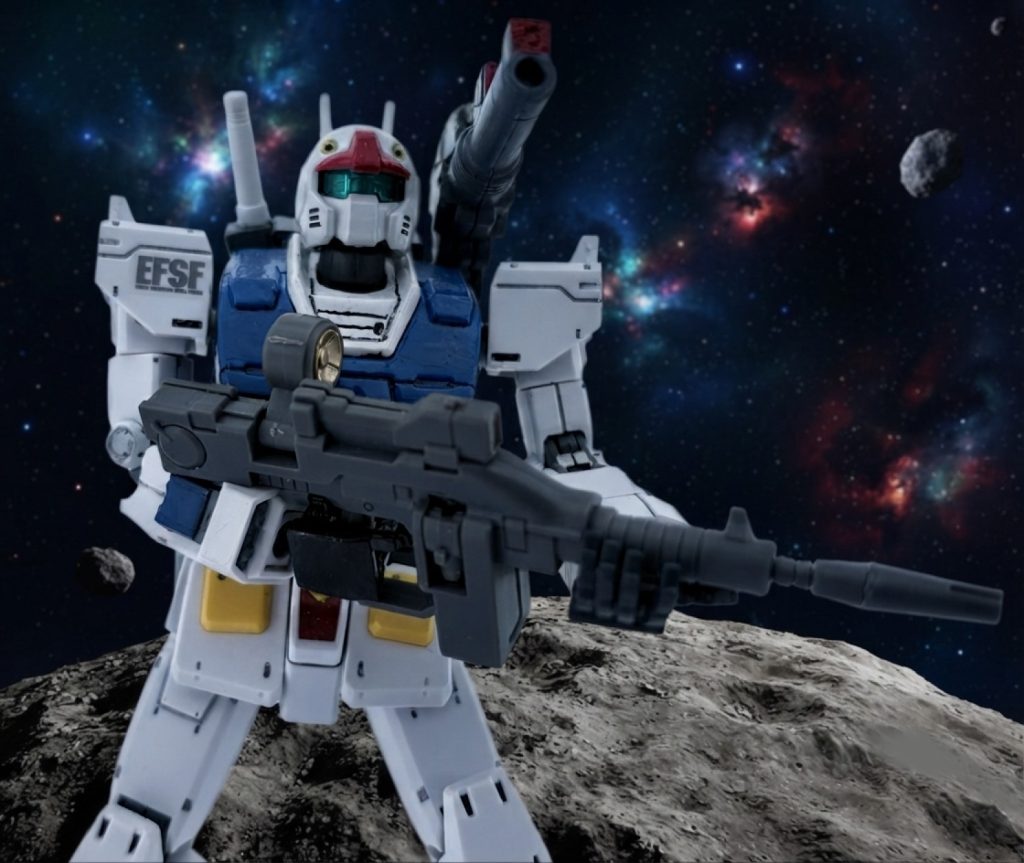 一年戦争当時はトップシークレット扱いかつ実戦データが不明な事から、おそらく本機はプロトタイプの一つであると考えられる。